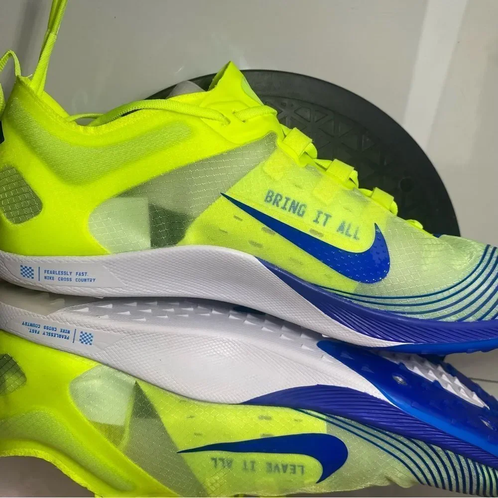 🆕 Nike Zoom Victory 5 XC 'Volt Racer Blue' - Mens 11.5 - Picture 7 of 11